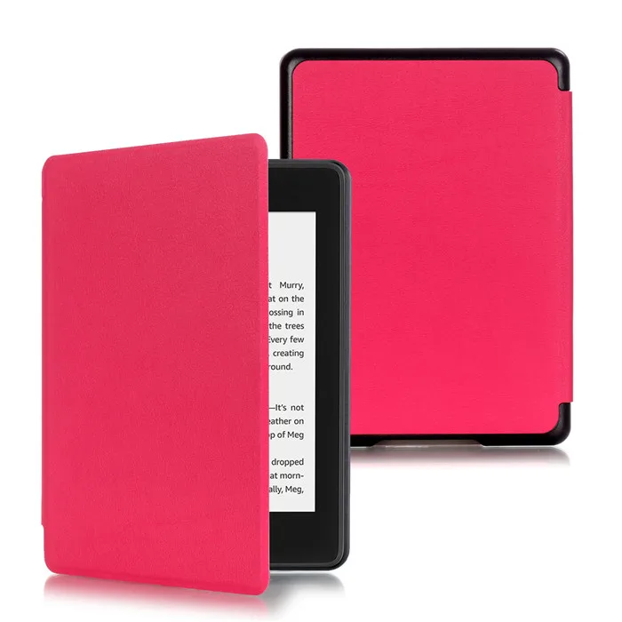 100 шт. PU кожаный чехол подставка для Amazon новый Kindle Paperwhite 2018 + экран протектор