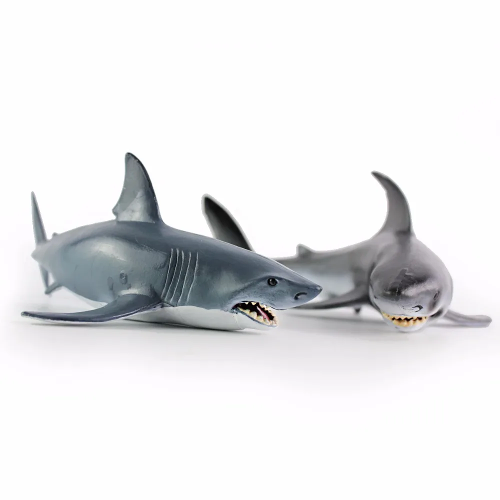 Wiben Sea Life голубая акула большая белая акула Имитация животных модель экшн и игрушки Фигурки Коллекция игрушек для детей