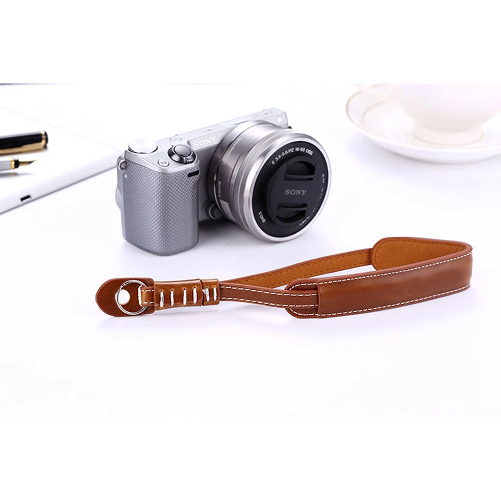 Наручный ремешок для камеры ручной для цифровой зеркальной камеры Canon Nikon sony NEX7 NEX6 NEX5T/F A7RII A6300 a5000 a6000 a5100 для ЖК-дисплея с подсветкой Fujifilm X100S X30 X70 E-M10 II