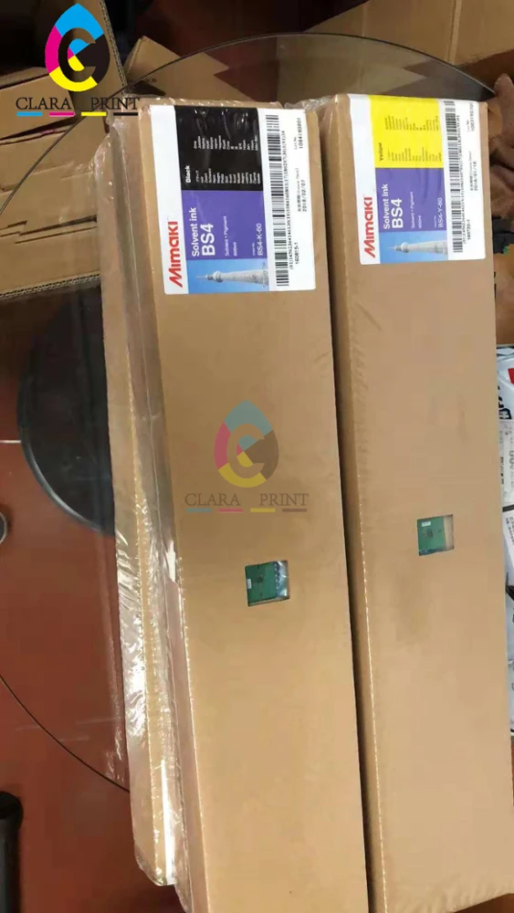 4 шт./компл. оригинальные чернила Mimaki растворитель BS4 600 мл для JV33/JV300/JV150 принтера |