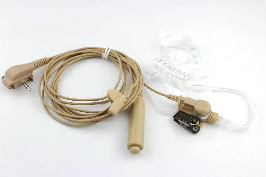 Headset Acoustic Air Tube Earpiece Earphone PTT for Vertex Standard VX131 VX230 VX231 VX261 Walkie Talkie