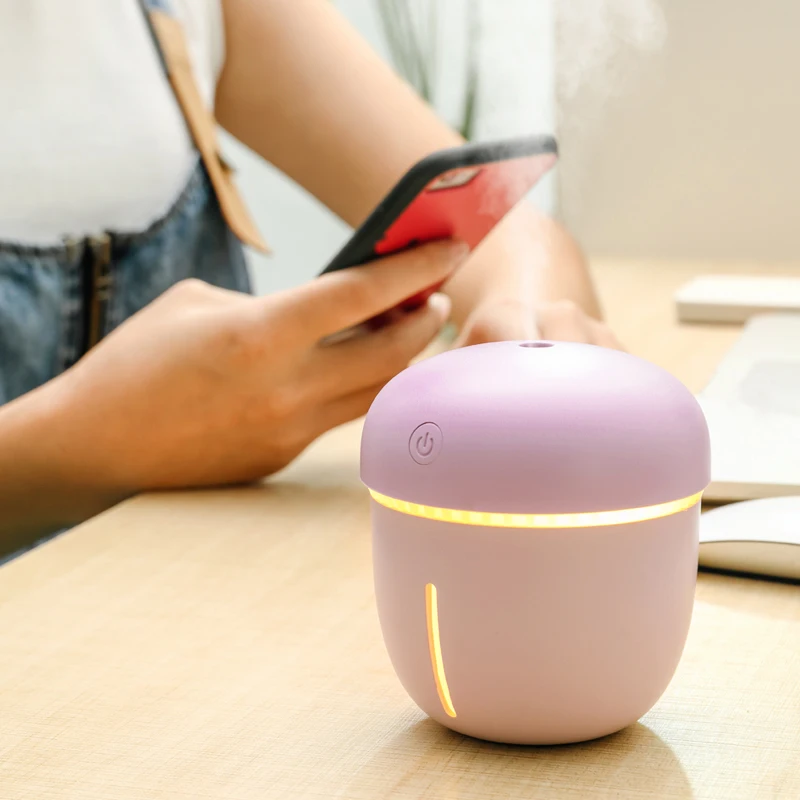 KAIPUTE 460ml USB Cute Pinecone Humidifier Essential Oil Diffuser Aroma With Lamp LED Night Light Air Freshener Humidifiers |