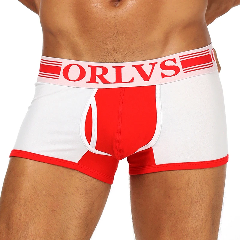 ORLVS боксеры мужское нижнее белье cueca masculina boxershorts мужские сексуальные calzoncillos