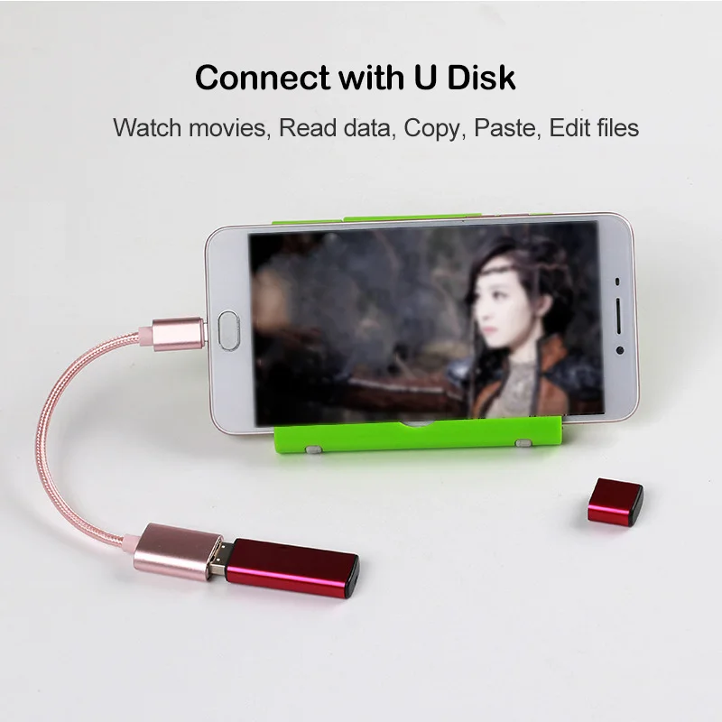 Micro USB и Type C OTG адаптер для Samsung Huawei кабель Xiaomi Redmi Mi ридер разъем Oneplus Sony USBC