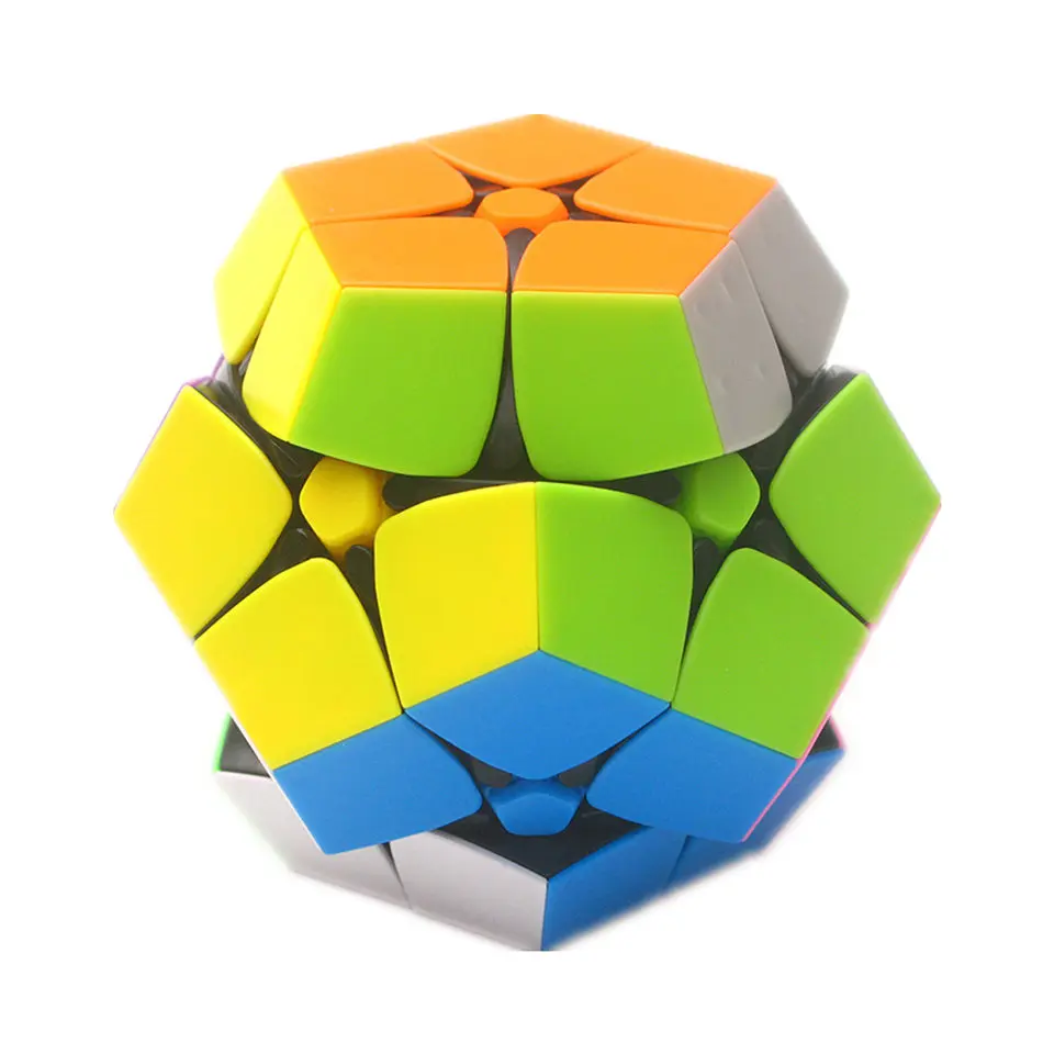 FanXin кубик Megaminx 2x2 рубика Stickerless 2 слоя скоростной куб профессиональные