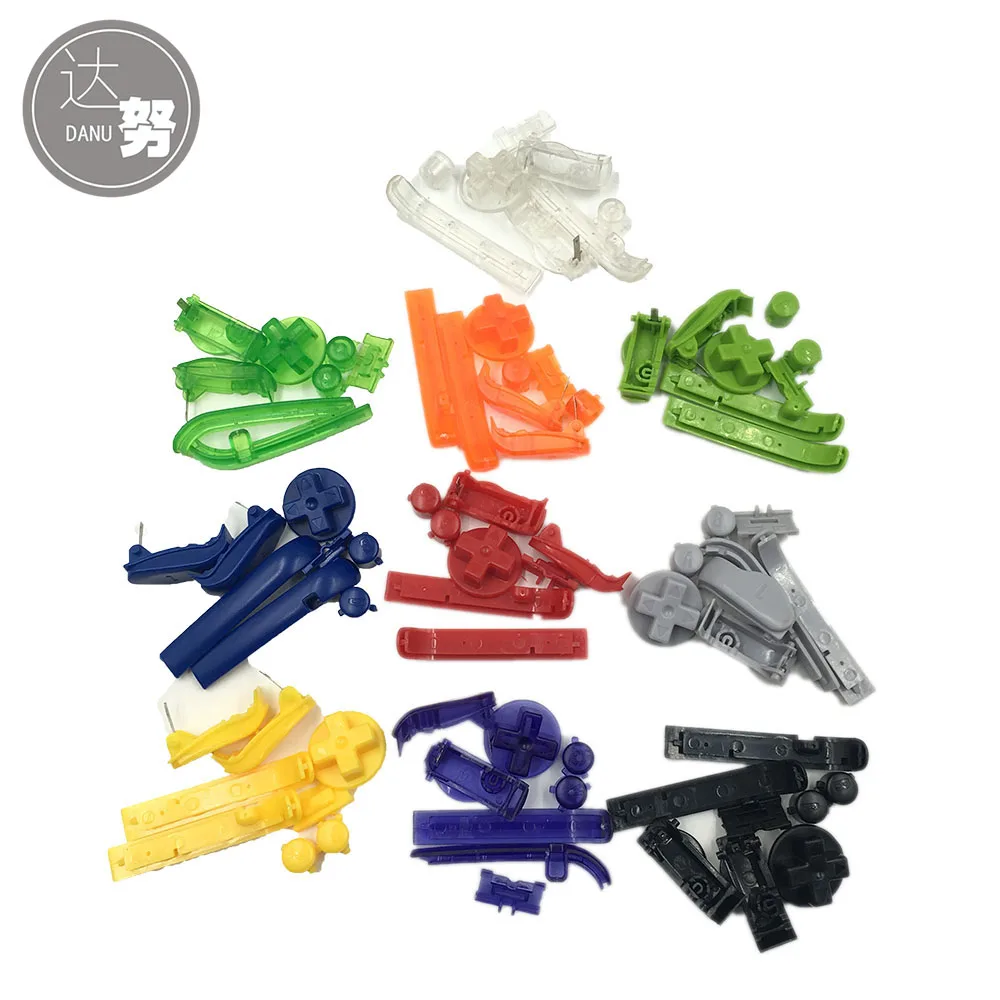 Цветные кнопки AB L R для Gameboy Advance GBA D включения и выключения питания|keypad|keypad buttons |