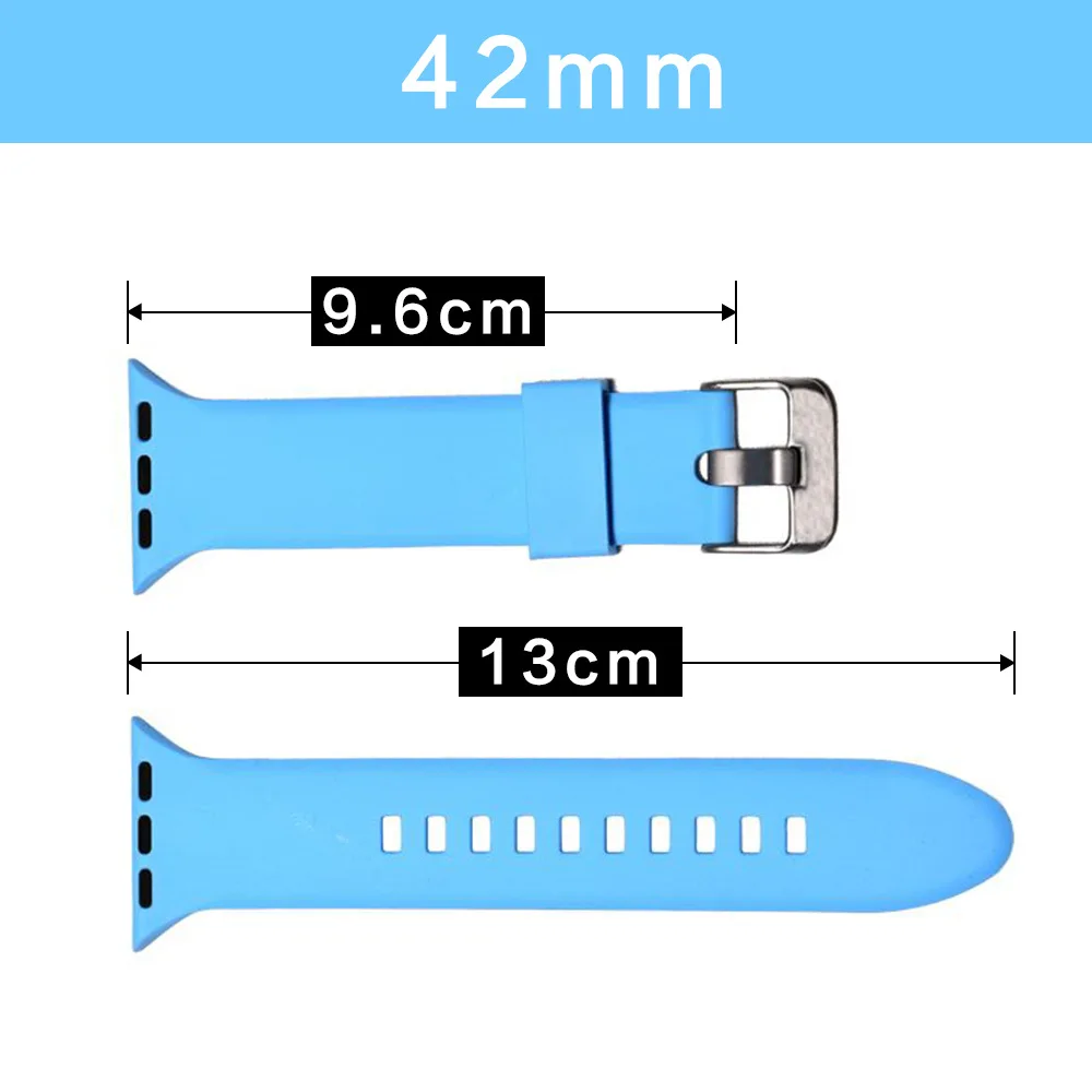 Спортивный ремешок для apple watch band 44 мм/42 мм apple watch 5 4 3 band iwatch band 5 4 3 2 correa 40 мм/38 мм браслет ремешок для часов