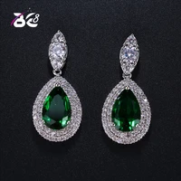 be 8 hot sale water crystal drop earrings fashion jewelry for women statement tear shaped dangle earrings e415