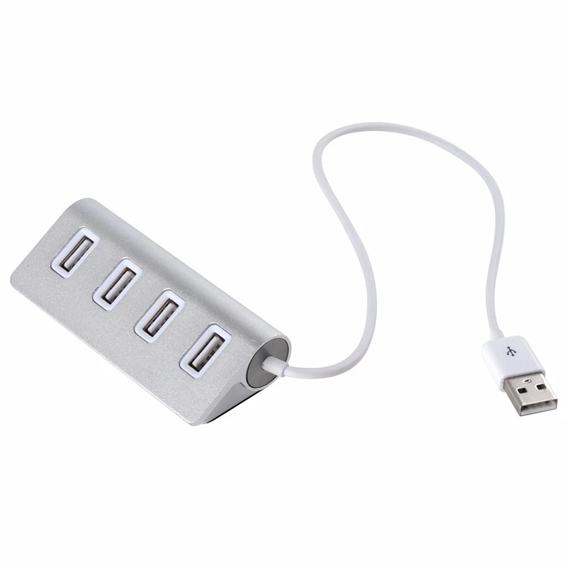 USB-концентратор OTG 2 0 алюминиевый адаптер для планшета ноутбука Macbook Air 4 порта