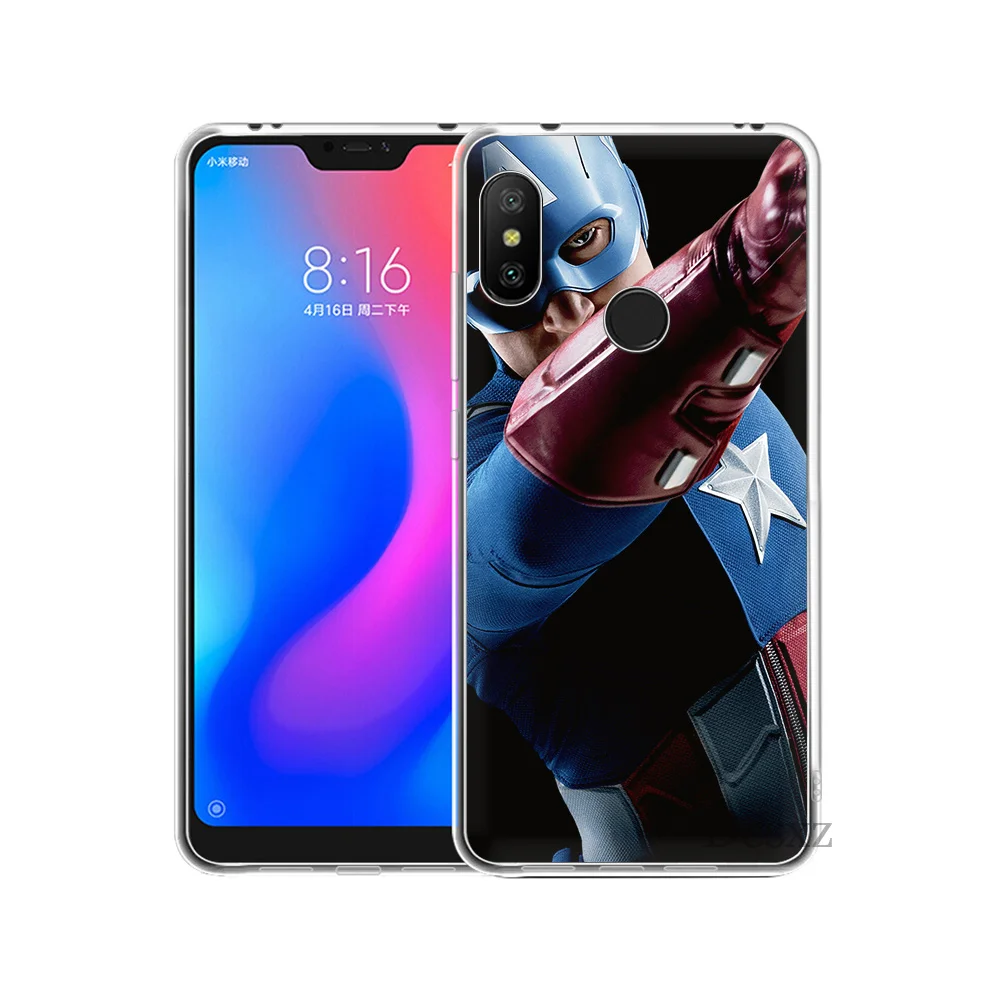 Чехол для телефона с изображением Капитана Америки Redmi 3S 3 Pro 4 Prime 4X 4A 5 5A Plus 6 6A
