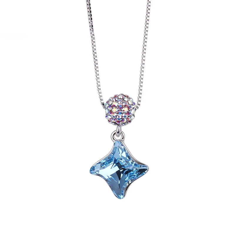 Warme Farben украшенное кристаллом от Swarovski ожерелье с шаровой мельницей хрустальное