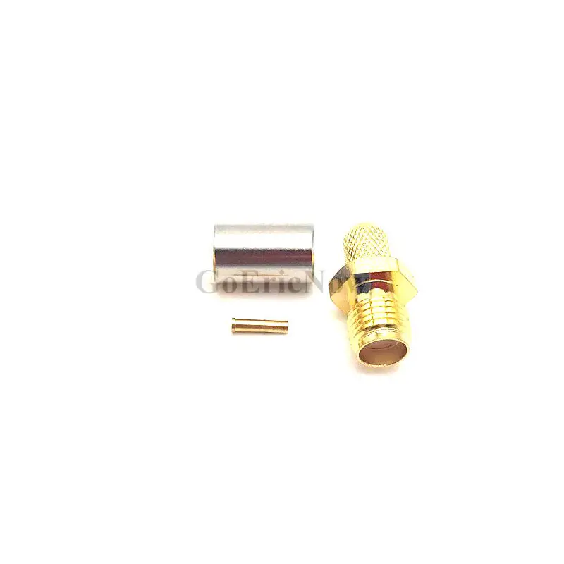 10 шт. РЧ коаксиальный золото шестиугольник 50ohm RP-SMA/cубминиатюрный разъем версии A