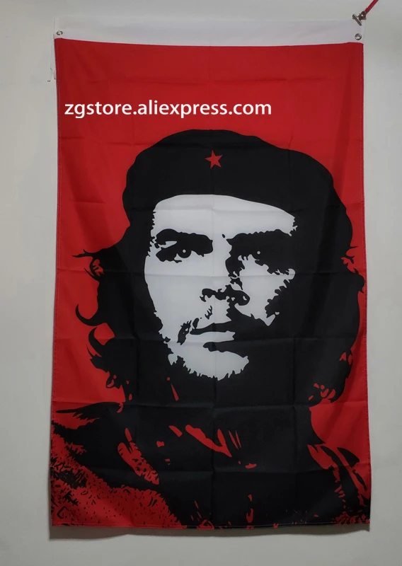 

Custome chee Guevara, Куба, флаг, баннер, горячие продажи, товары 3x5 футов 90x150 см, латунные металлические отверстия