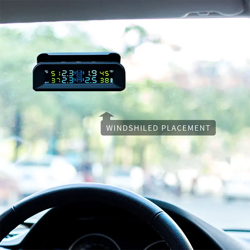 Монитор давления в шинах Vehemo TPMS USB универсальный цифровой датчик Tmps