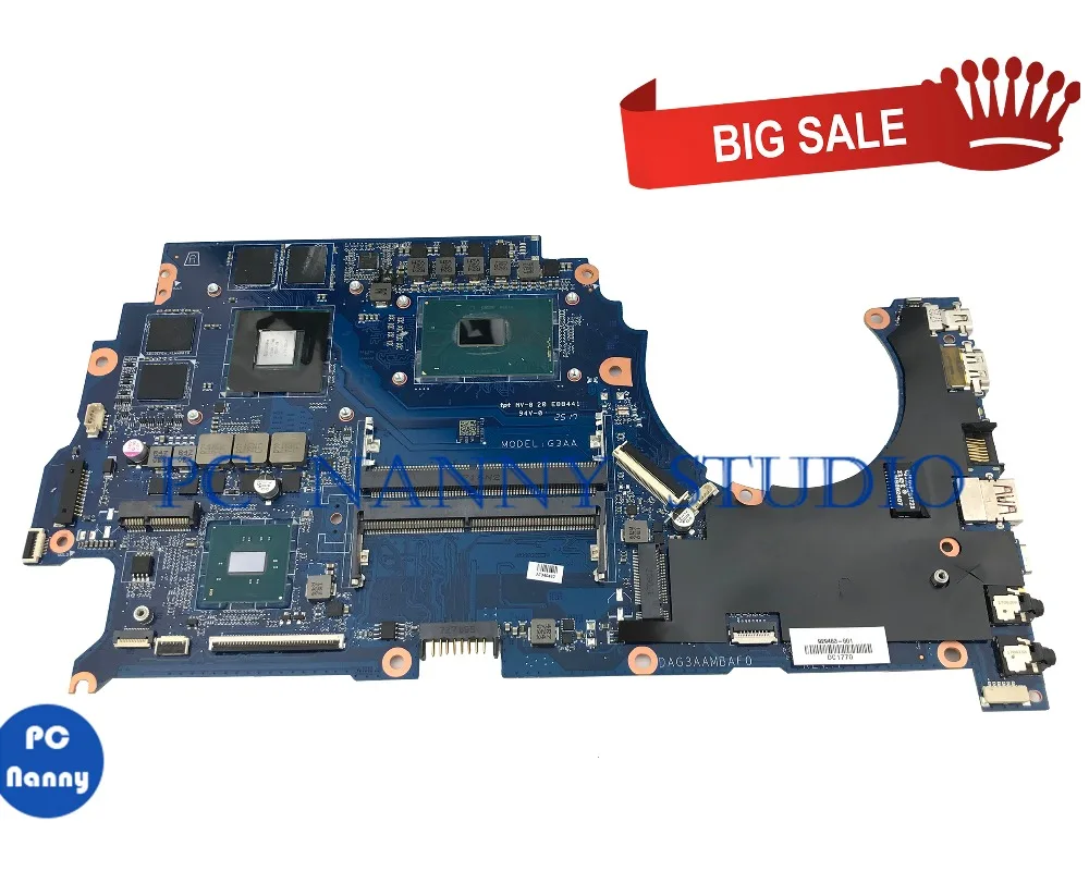 Материнская плата для ноутбука HP 15 CE002la CE 929483 601 001 GTX 1050 4 Гб|Материнские платы