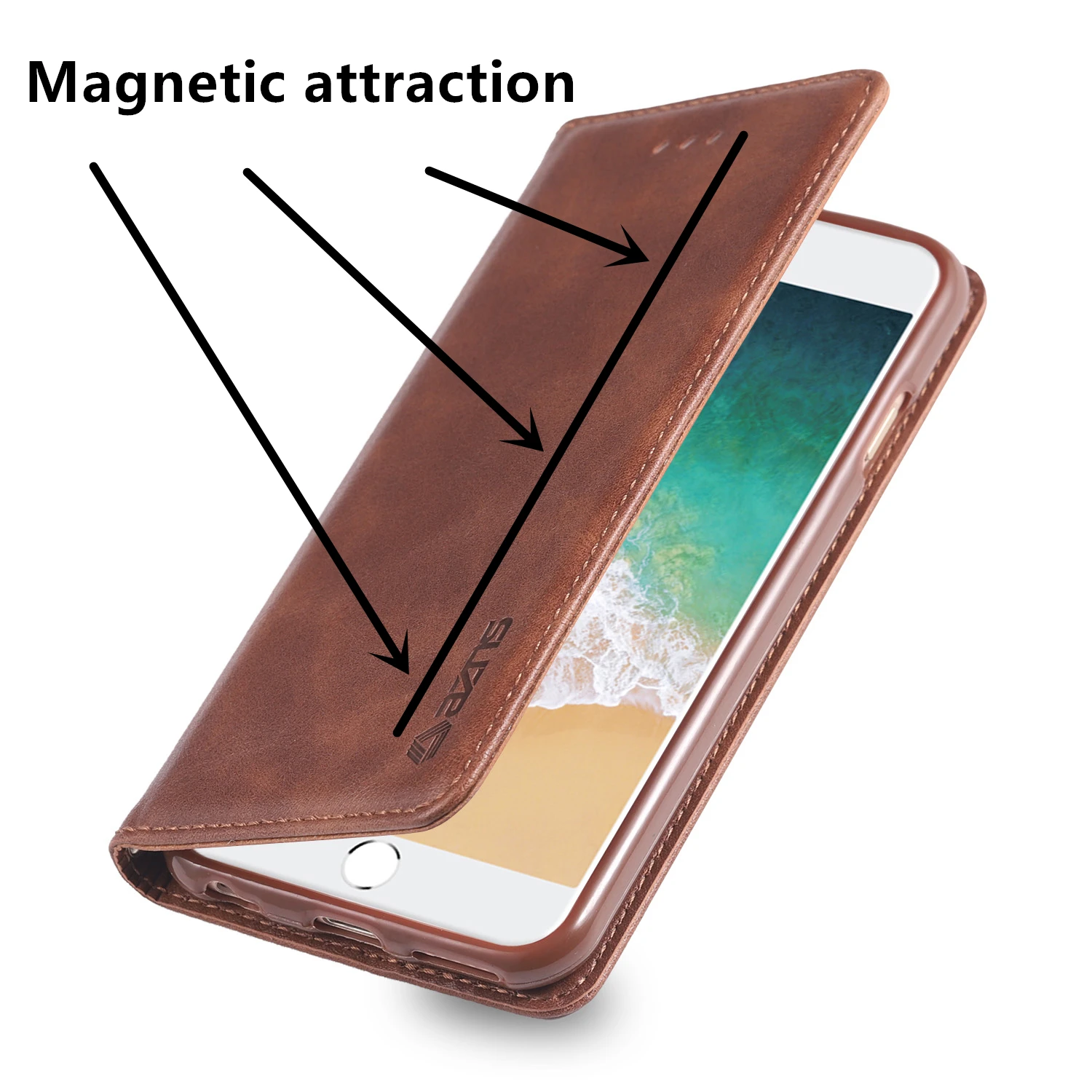 Чехол из искусственной кожи в стиле ретро для Huawei Y5 2019 магнитный чехол бумажник