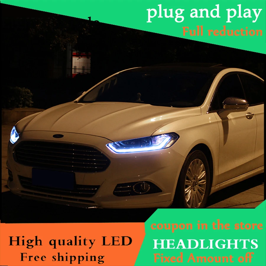 Автомобильный Стайлинг Головной фонарь чехол для Ford Mondeo Fusion 2013 2014 2015 фары