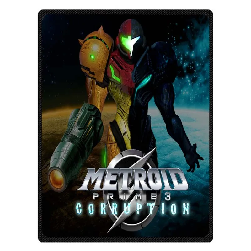 New Metroid Print Baby Kids Child Summer Aircon Blanket Soft Thick Flannel Fleece Warm Spring Blankets | Дом и сад