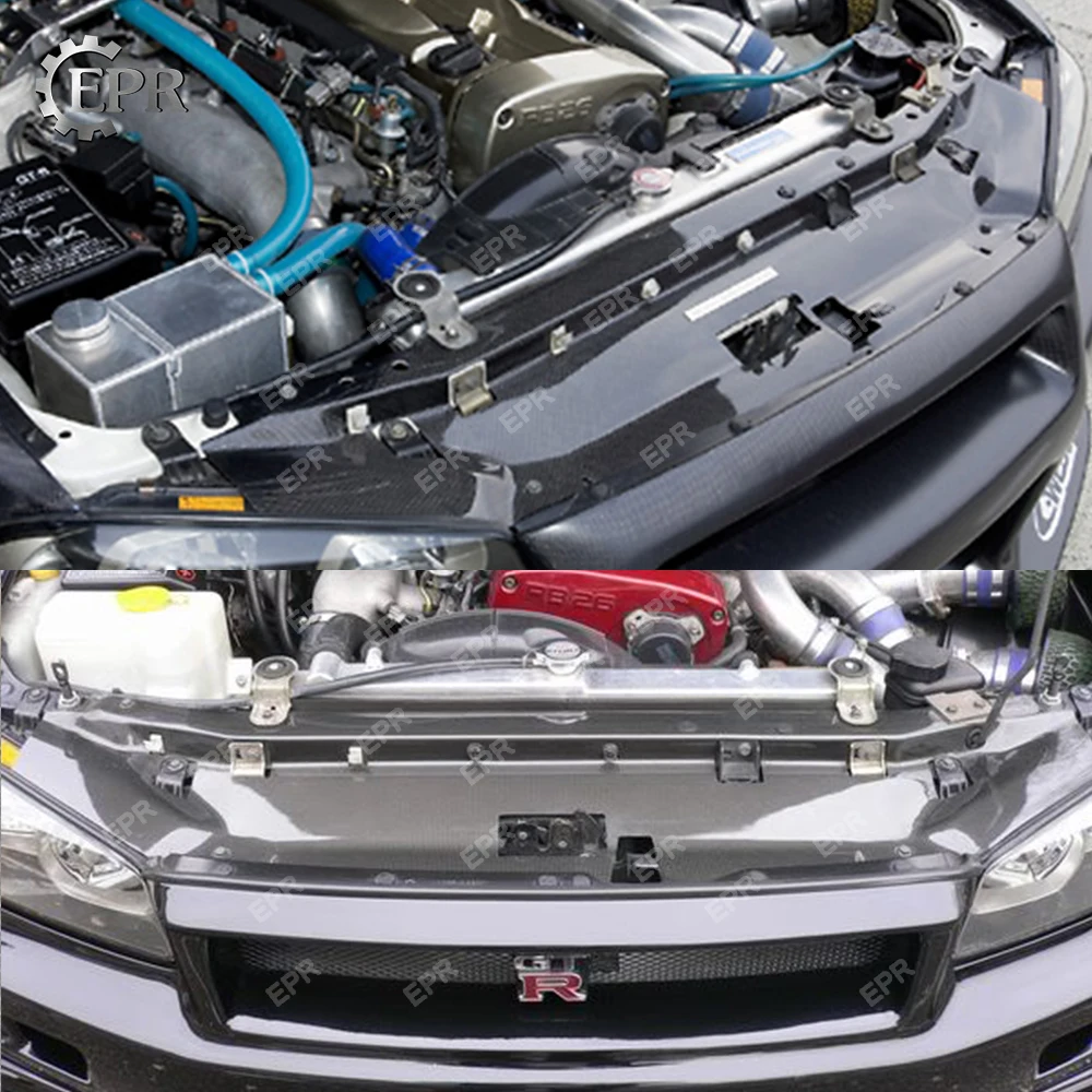 Для Nissan Skyline R34 GTR FRP стекловолокно для гаража защита охлаждающая панель Корпус