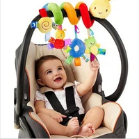 hot infant toys soft baby crib revolves around bed for children funny playing toy hanging baby rattles mobile gifts