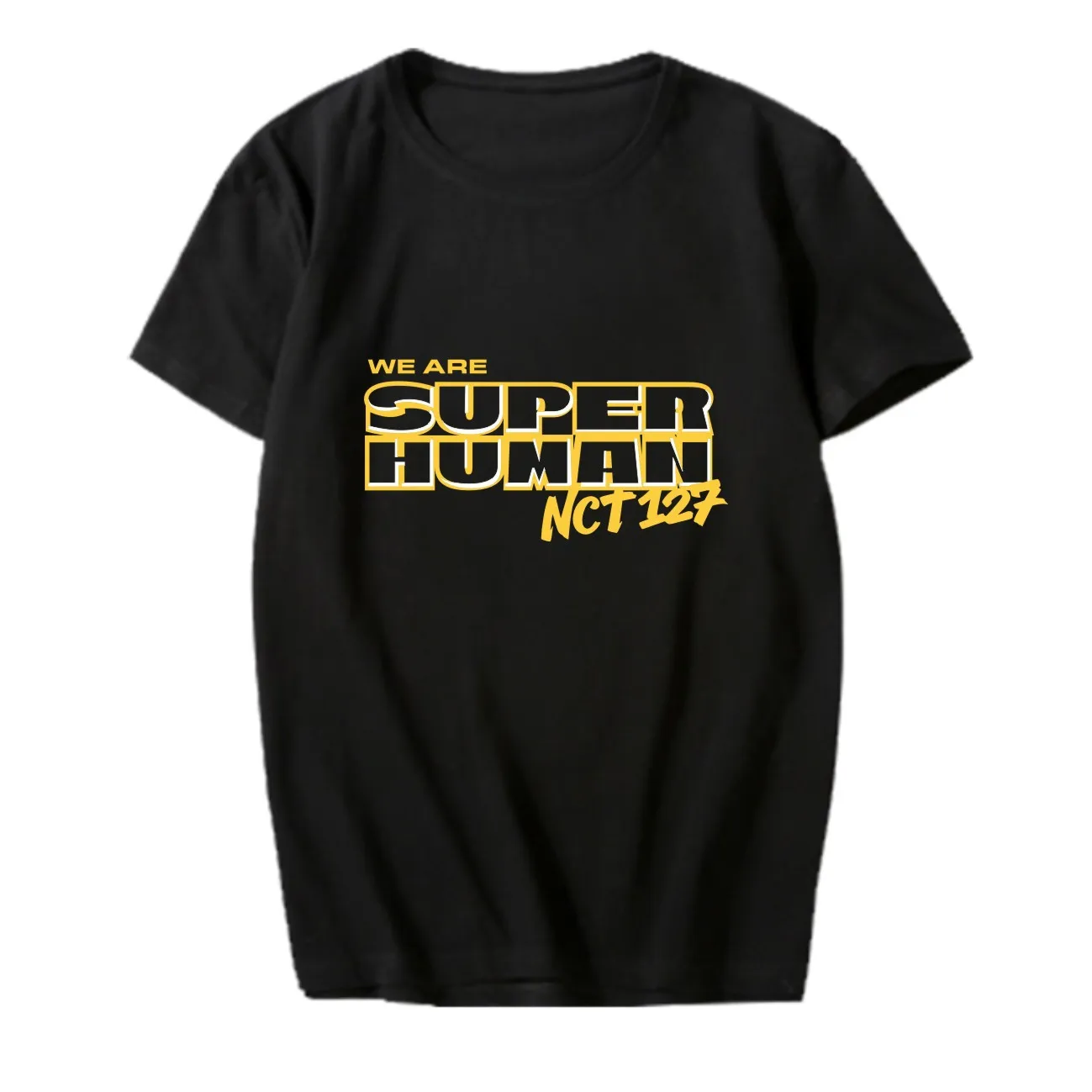 Kpop nct 127 Album We are superhuman same Aid футболка с короткими рукавами и принтом kpop для мужчин