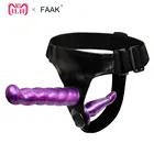 Двойной фаллоимитатор для женщин, двойной страпон, ультра эластичный ремешок на фаллоимитатор, секс-игрушка для женщин