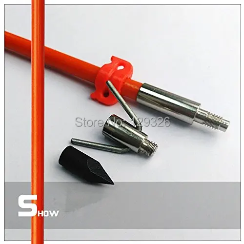 Бесплатная доставка GPP 32 дюйма оранжевые охотничьи стрелы для ловли Bowfishing с