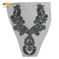 1pcs lace collar of fashion style beautiful flower 5 colors venise lace applique trim lace fabric sewing supplies lace neckline