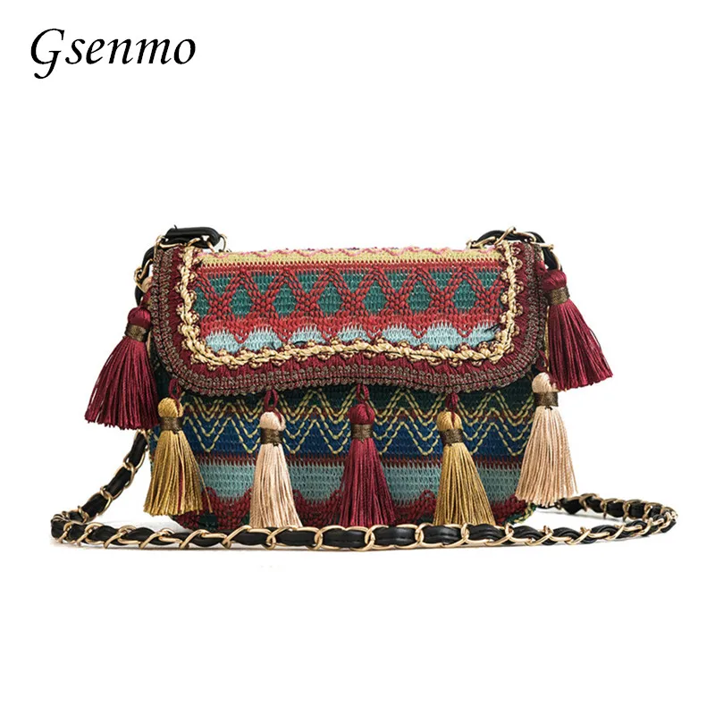 

Сумки Gsenmo с кисточками из Японии, женские сумки от знаменитых брендов, сумки с цепочками, дизайнерские сумки высокого качества