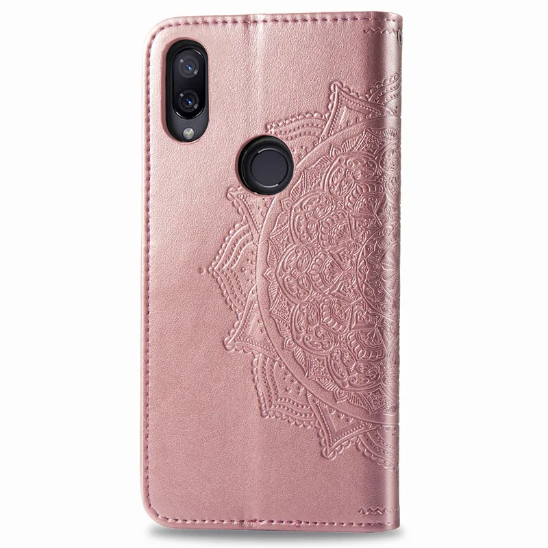 Чехол для Redmi Note 7 чехол Pro роскошный чехол-книжка из искусственной кожи телефона