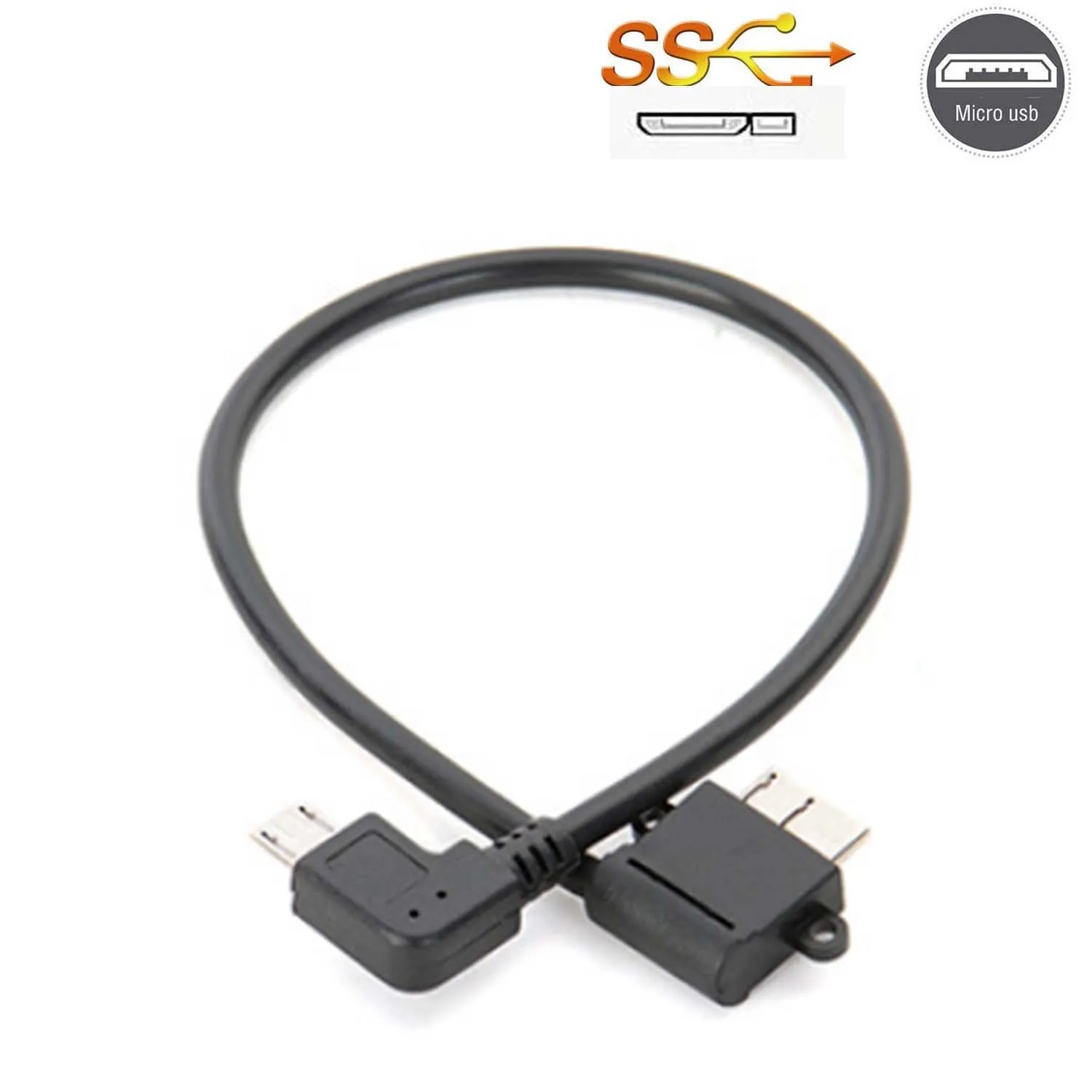 Кабель Micro usb 2 0 к USB 3 B коннектор для жесткого диска смартфона сотового телефона