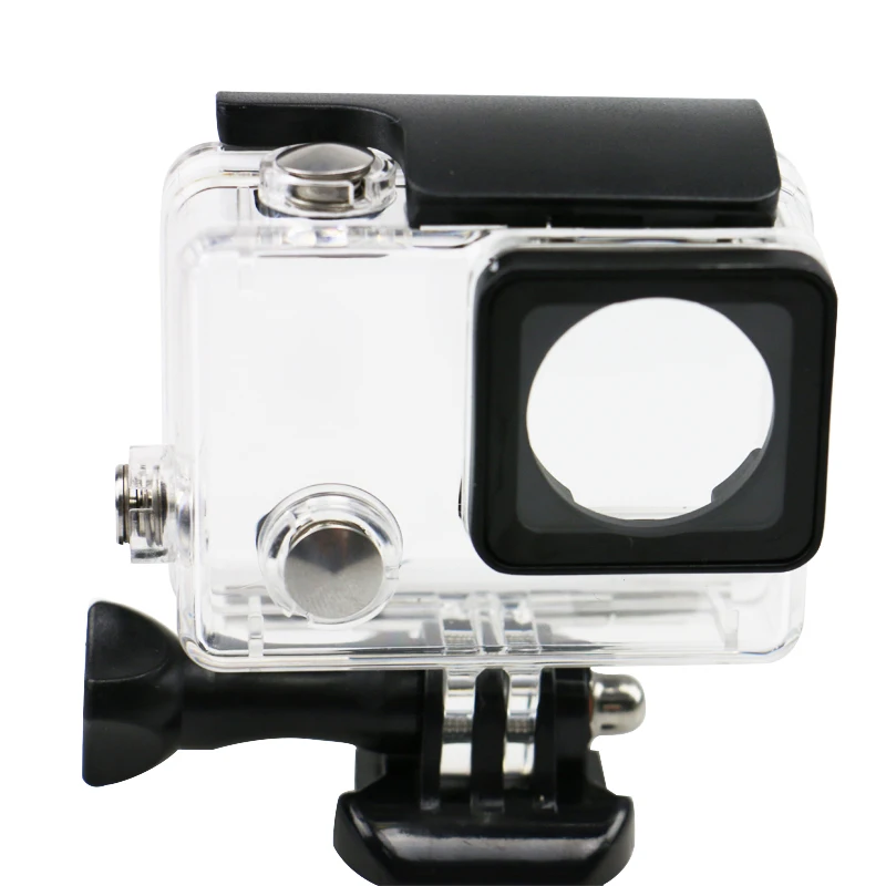 Go Pro Hero 4 Underwater Waterproof Housing Case Replacement + hero4 camera cover caps for GoPro and 3+ plus | Электроника