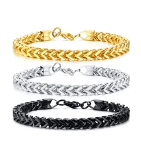 fashion bracelets for women jewelry mens bracelet charm chain link black sliver gold black color bracelets bangles for lovers