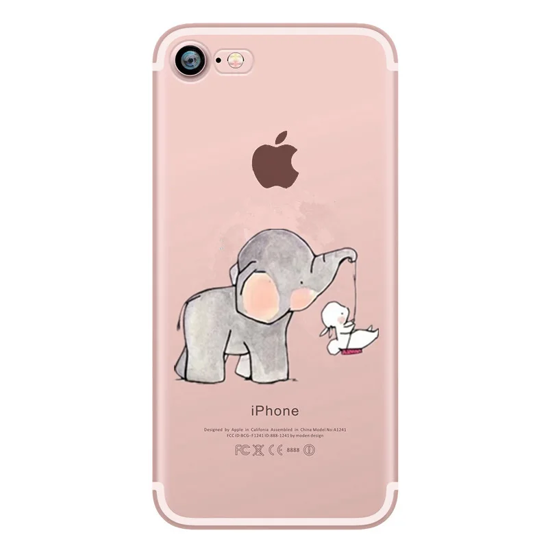 For iPhone 8 Case Printed Cartoon Cat Silicone TPU Back Cover for IPhone XR XS MAX X 6 6S 7 Plus 5S SE 5 Soft Coque |