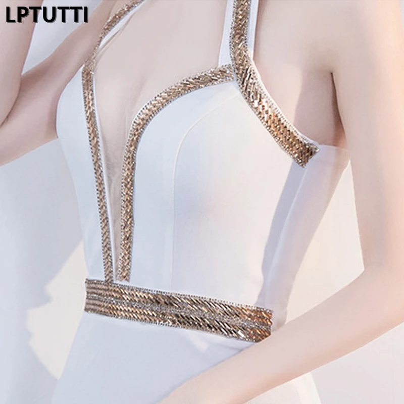LPTUTTI Sequin New For Women Elegant Date Ceremony Party Prom Gown Formal Gala Luxury Long Evening Dress | Свадьбы и торжества