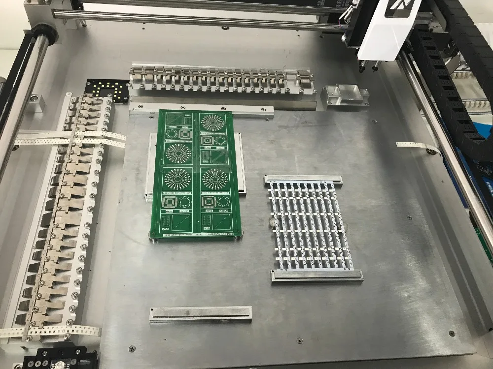 Машина для производства smd светодиодная сборная линия pick and place NeoDen3V 44 фидерных
