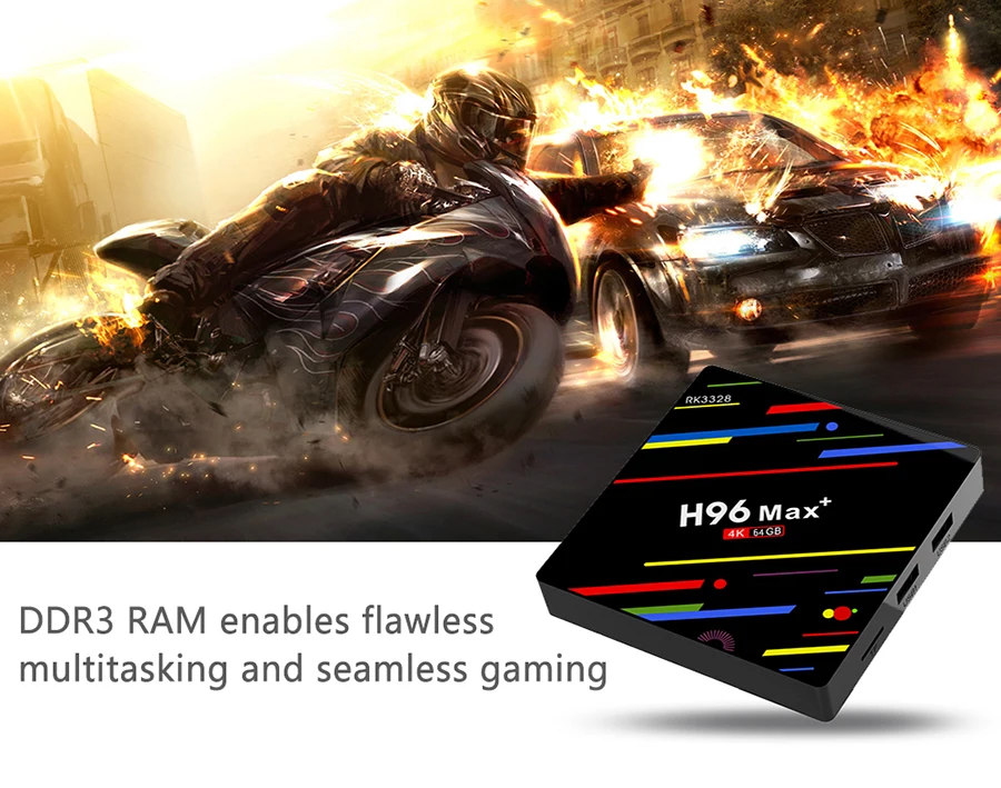 Глобальная Android Smart tv Box голосовой пульт дистанционного управления Google Assistant RK3328 4G 64G ТВ приемник 4K Wifi медиаплеер Play Store телеприставка