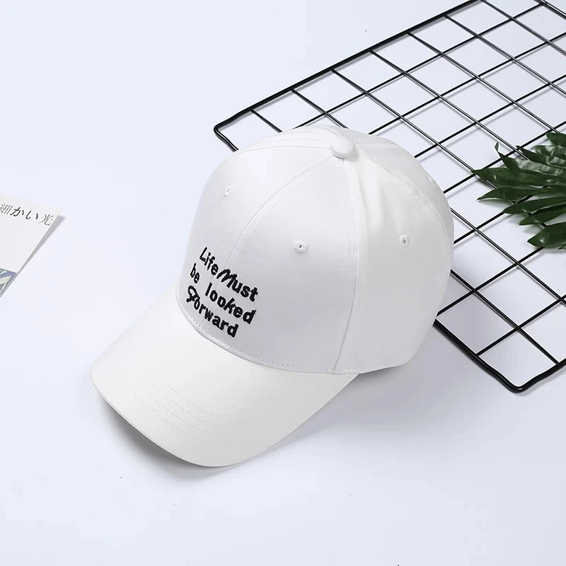New Arrival Fashion Cotton Baseball Hats Caps for Women Autumn Outdoor Snapback Female Embroidery Letters Caps Casquette Solid