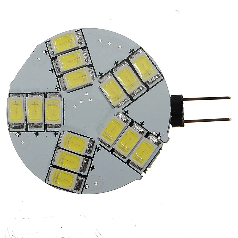 G4 AC 12 В 4 Вт светодиодный Чистый/теплый белый свет пятна лампа кабинет 5630SMD verlichting