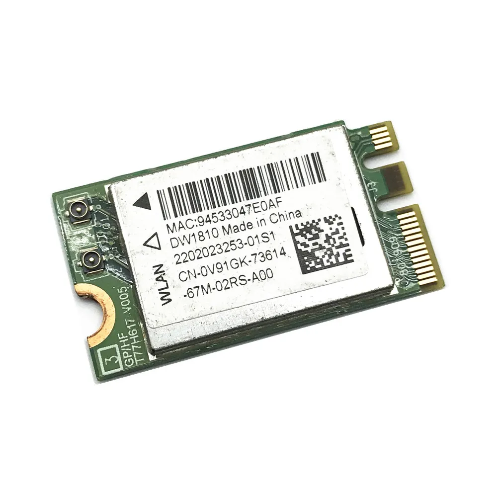 DW1810 8.02.11ac M.2 NGFF 433 Мбит/с Bluetooth 4 1 WiFi беспроводная сетевая карта QCNFA435 WIFI