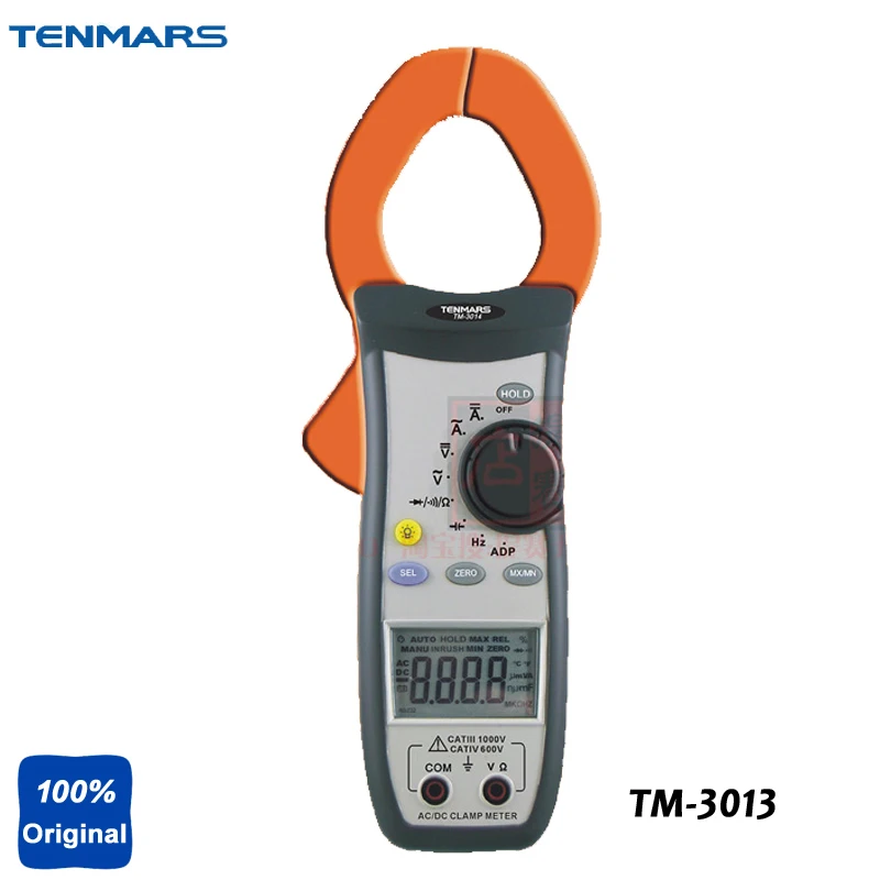 TM 3013 портативный 3 3/4 цифра ЖК дисплей с подсветкой максимальным считыванием 4000