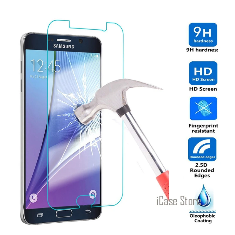 Экран протектор Закаленное Стекло для samsung Galaxy A3 A5 A7 2016 S7 S5 S4 S3 J1 мини J2 J3 J5 J7 Core 2 Xcover