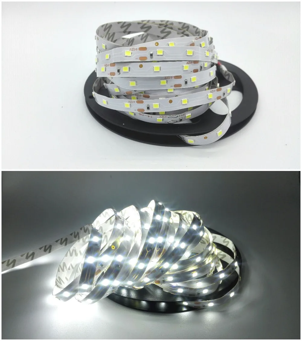 2835 SMD светодиодная полоса Гибкая лента неоновая новая 60 светодиодов/м 5 м не