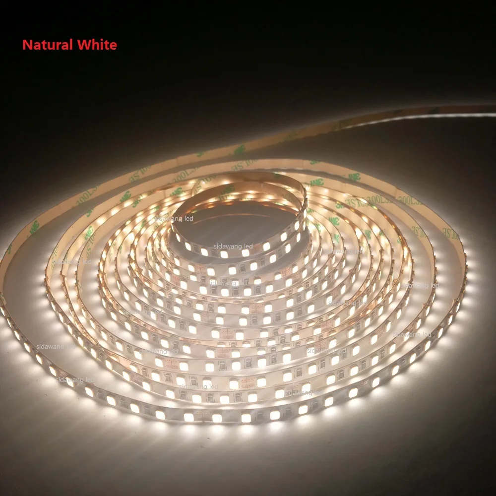CRI&gt 90Ra 5 м DC24/12 В суперяркие 2835SMD LED (22-24lm/led) 2700-6500K 120 светодиодов/метр мм PCB