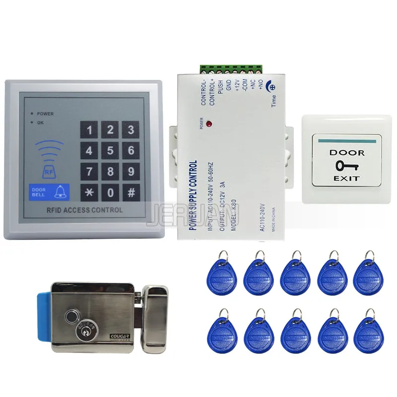 Новая Rfid система контроля допуска к двери набор + Электрический дверной замок код
