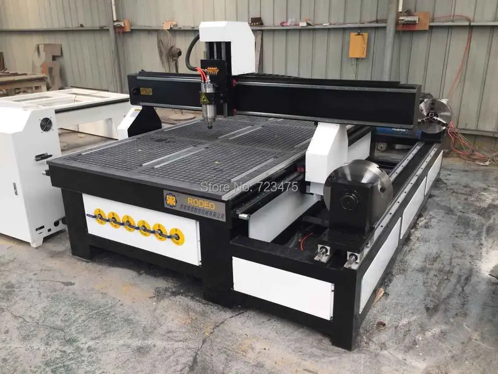 Заводская цена фрезерный станок с ЧПУ 1325 4 осями/фрезерный поворотом для 3D