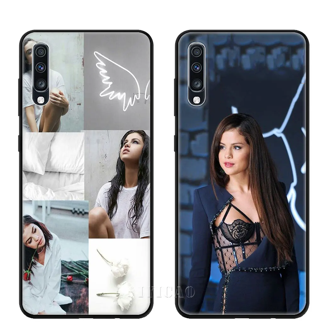 IYICAO Beautiful sexy Selena Soft Case for Samsung Galaxy A9 A8 A7 A6 2018 Plus A3 A5 2016 2017 Phone |