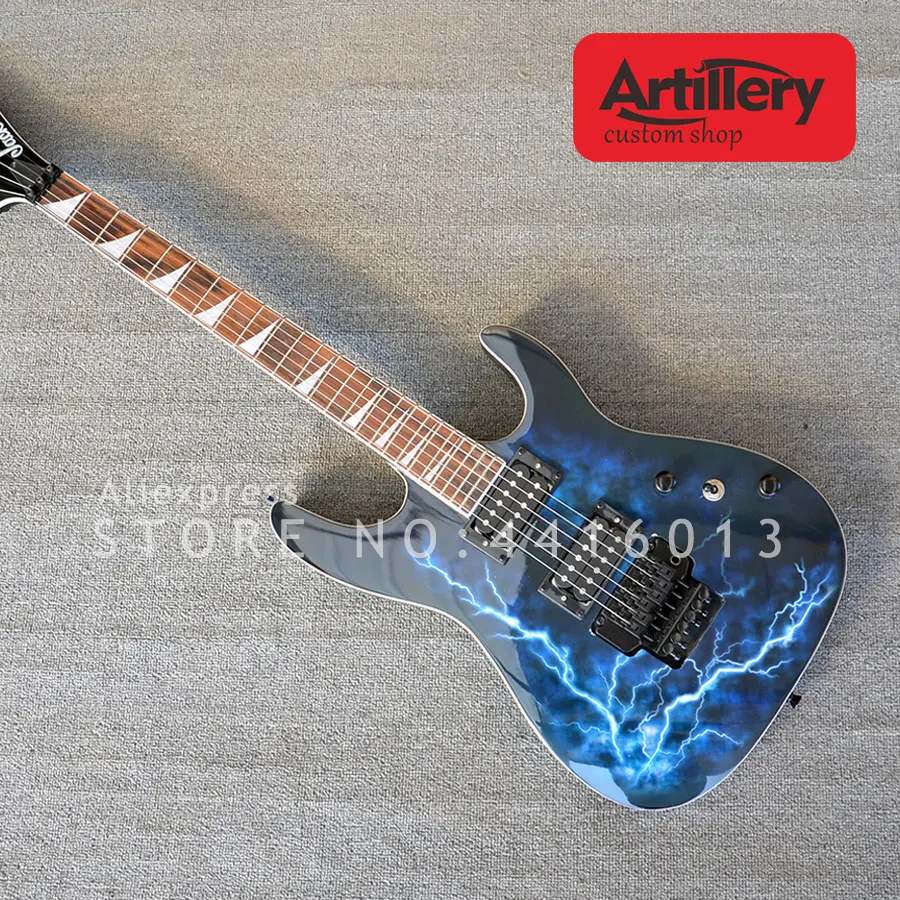 Custom гитара Jackson 6 струн электрическая с молнией музыкальный инструмент