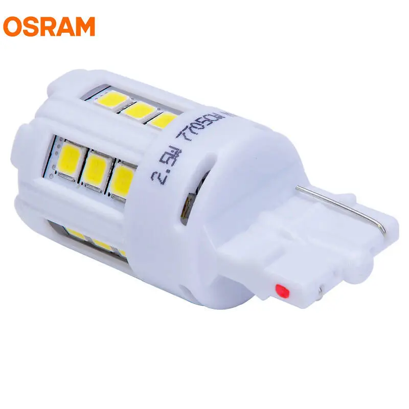 Лампа Ксеноновая OSRAM СВЕТОДИОДНЫЙ T10 T20 S25 W5W W21W P21W P21/5 Вт PY21W светодиодный расклинивающий Стандартный автомобильный Боковой габаритный фонарь лампы сигнала поворота светильник Интерьер светильник пара