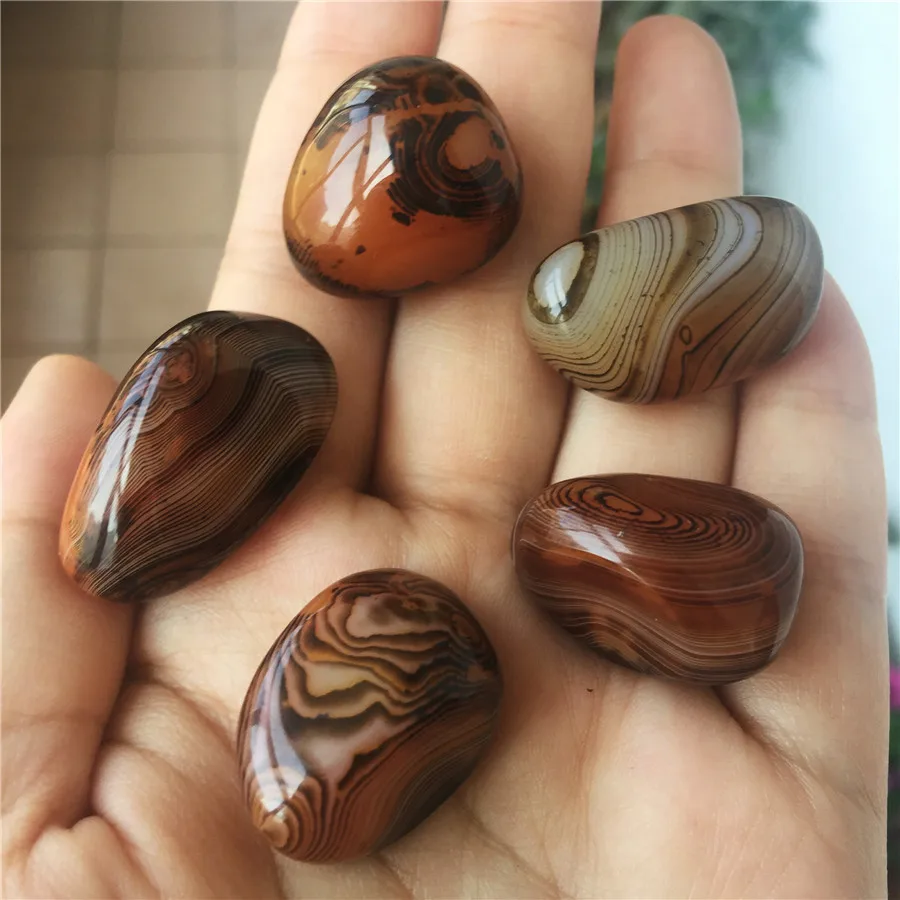 5 шт. натуральные камни и минералы sardonyx ладонный Агат лечебные кристаллы для